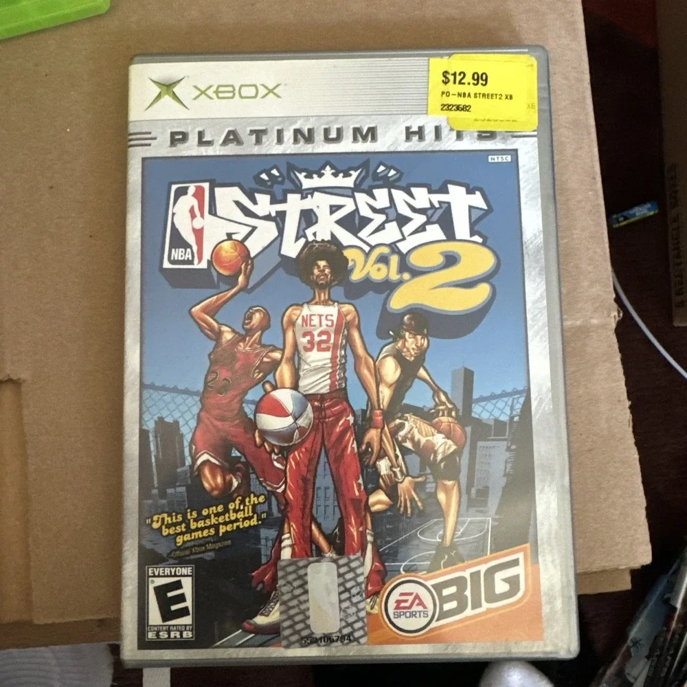 NBA Street‎ Vol. 2 Microsoft Xbox Original Platinum Hits Complete CIB EA Sports
